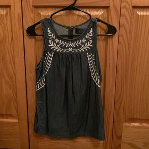 Denim tank top